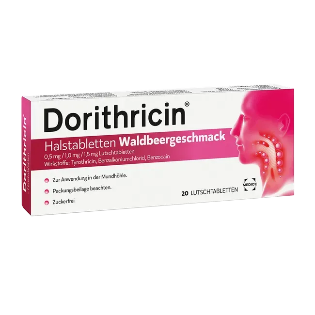 Dorithricin® Halstabletten Waldbeere 20 Stk.
