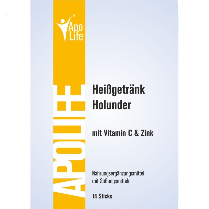 Apolife Heißgetränke mit Vitamin C - Holunder