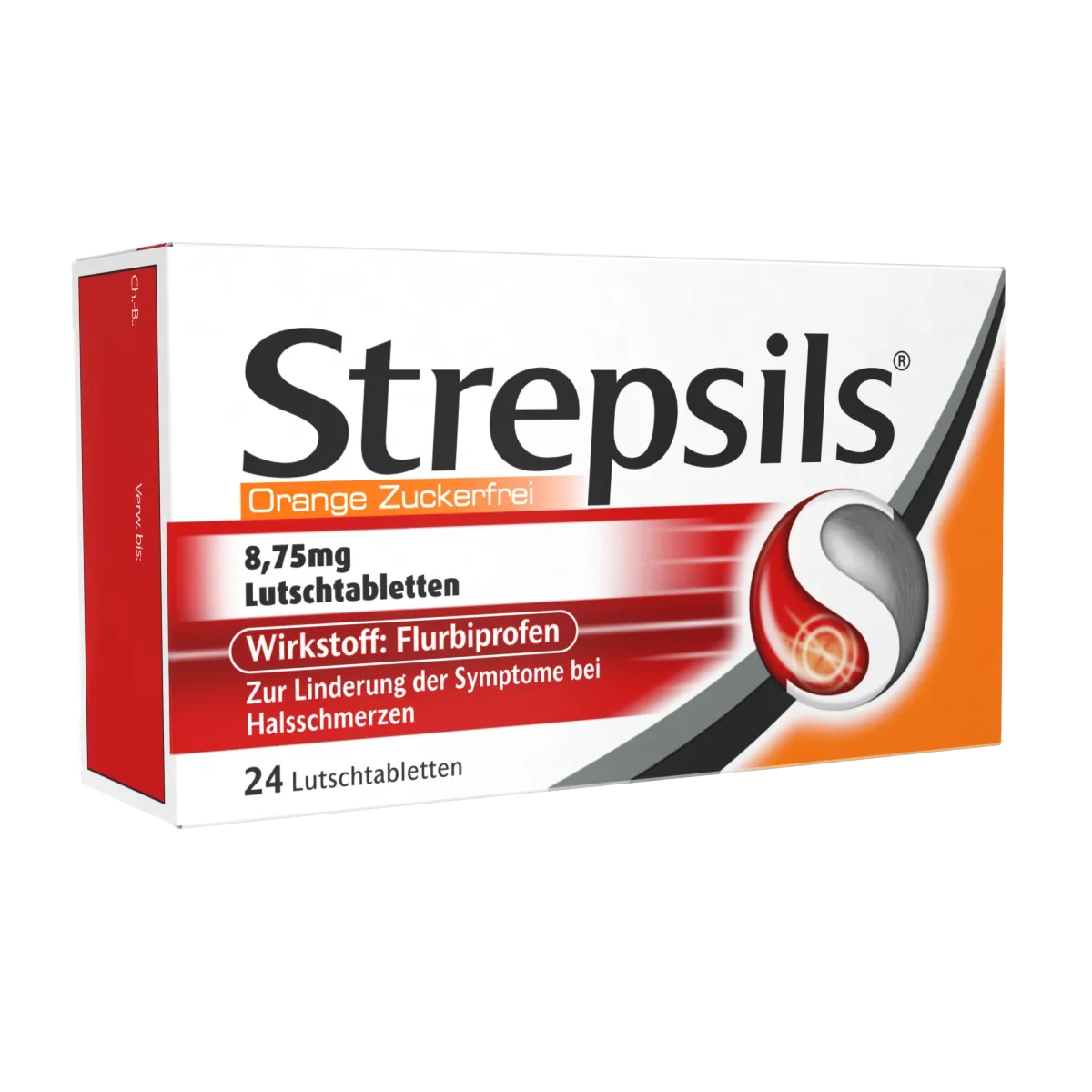 Strepsils-Lutschtabletten Orange Zuckerfrei